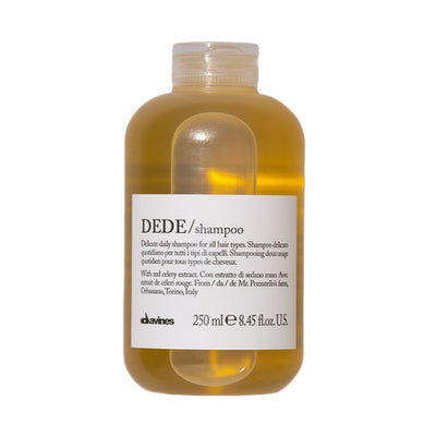 Davines DEDE Shampoo. Nježni šampon idealan je za svakodnevno pranje svih tipova kose, posebno tanke kose. 