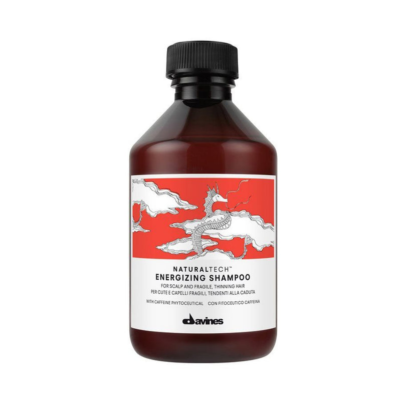 Davines Natural Tech Energizing Shampoo. Stimulirajući šampon za tanku, krhku kosu sklonu prekomjernom ispadanju nježno čisti, hidratizira i potiče rast kose.