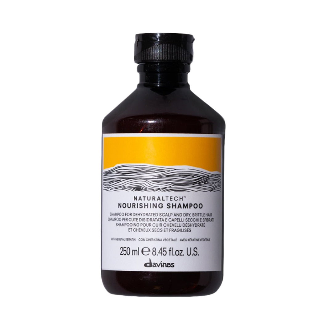 Davines Natural Tech Nourishing Shampoo. Hranjivi šampon za suhu, lomljivu, oštećenu kosu i dehidrirano vlasište nježno čisti bez narušavanja strukture kose. 