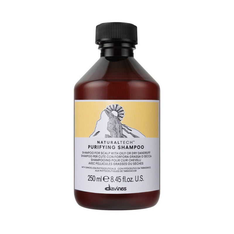 Davines Natural Tech Purifying Shampoo. Pročišćavajući šampon uravnotežuje mikrobiom vlasišta i uklanja perut.